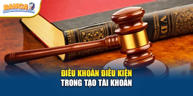 Điều khoản điều kiện trong tạo tài khoản