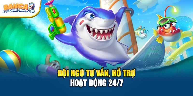 Đội ngũ tư vấn, hỗ trợ liên tục hoạt động 24/7