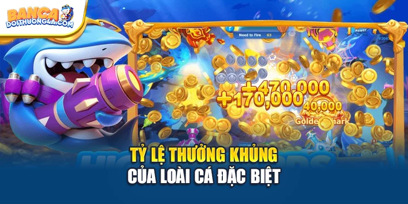 Tỷ lệ thưởng khủng của loài cá đặc biệt